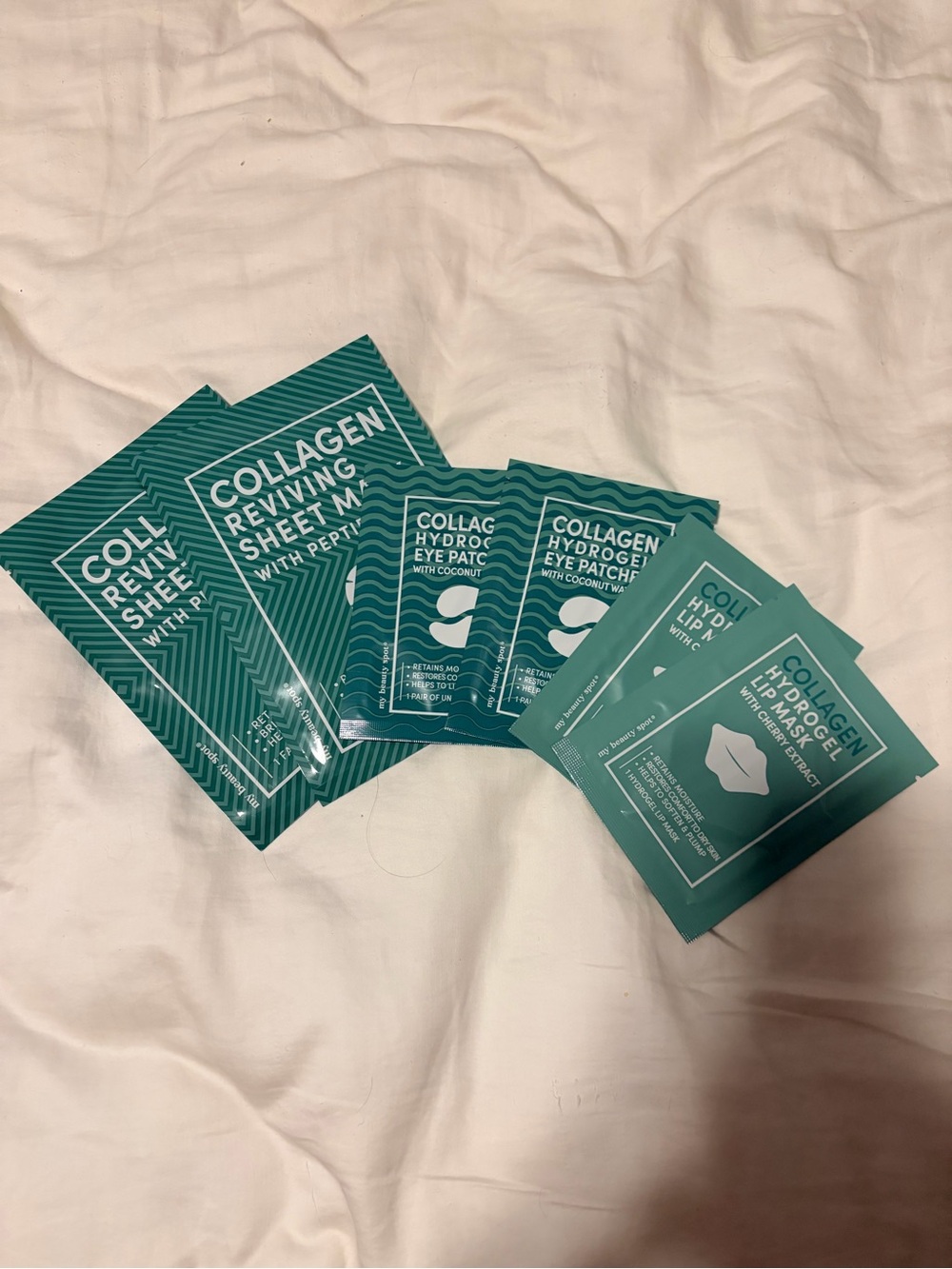 Collagen Reviving Set | Face and Lip Masks, Eye Patches